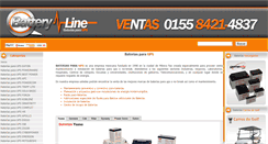 Desktop Screenshot of bateriasparaups.com