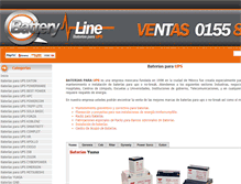 Tablet Screenshot of bateriasparaups.com
